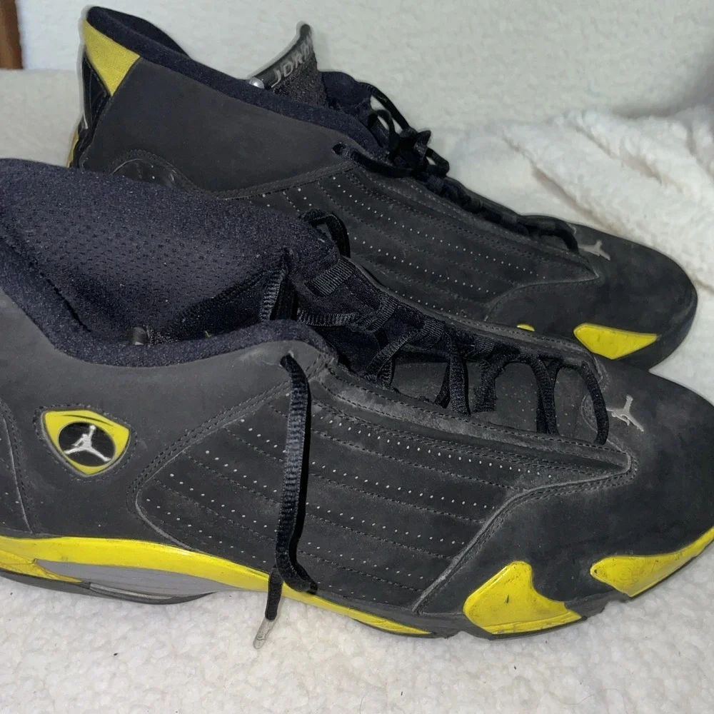 Nike Air Jordan 14 Retro Thunder 2014 487471-070 Last Shot‎ Size 17